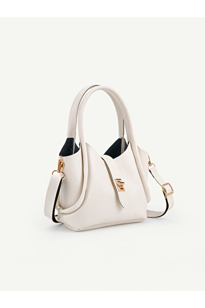 HONEY BAG Γυναικεία τσάντα Muse με λεπτομέρεια αγκράφας και ρυθμιζόμενο λουρά...