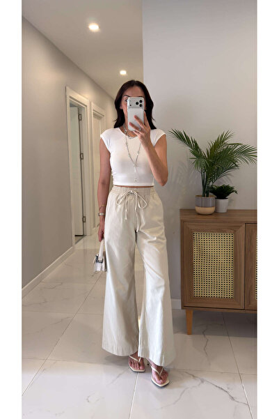 BİRCANÇİL Cs Husella Stone Waist Elastic Pants