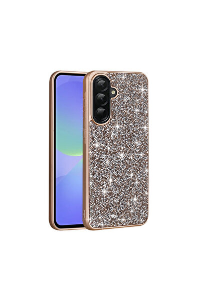 Casetify Galaxy A36 Kılıf Simli Pırlanta Taşlı Kamera Yükseltili Silikon Bilişim
