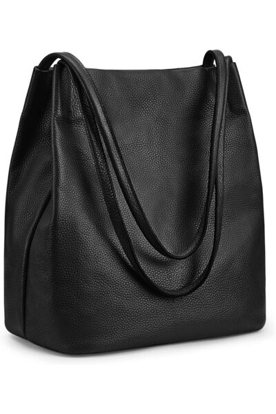 Kattee Women Soft Genuine Leather Totes Hobo Shoulder Bag Purses Handbags wit...