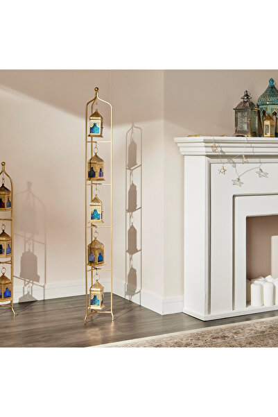 Generic Lamis 5-Hanging Tealight Lantern Stand - 143 cm