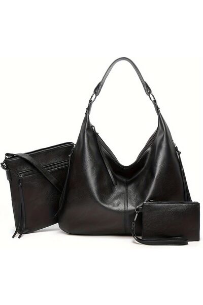 Generic Ashioup Hobo Bags for Women, Soft PU Leather, Loose Shoulder Bag, Pur...