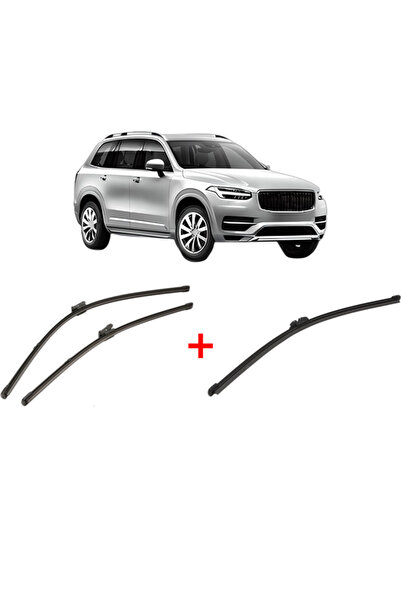 VALEO Set of 3 wipers VOLVO XC90 II (256) from 2014 - 2022, for windshield an...