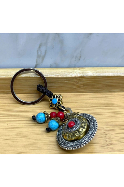 Lovesta Home سلسلة مفاتيح مانترا تشارك للحظ والبركة