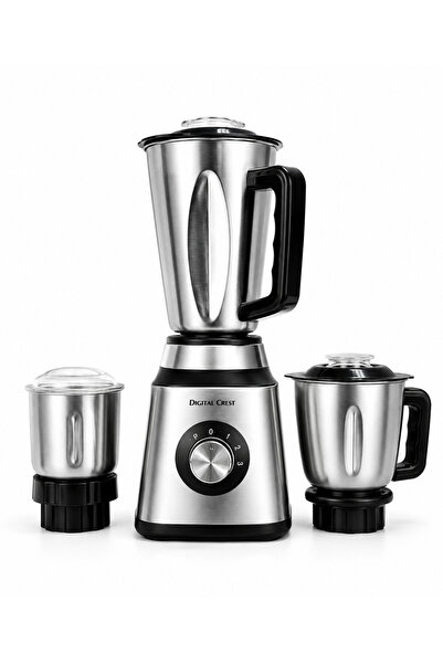Generic 3 in 1 Stainless Steel Multipurpose Food Processor Electric Blender