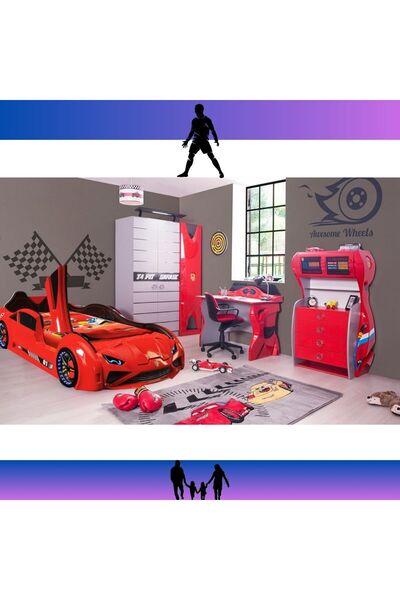 Garage Kapısı Açılır Araba Yataklı Çocuk Odası İstanbul'da