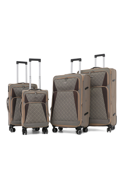 MELIFE 4 Piece Soft Luggage Set | 20", 24", 28", 32" | Lightweight Travel Tro...