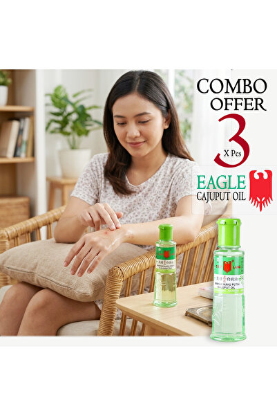 CAP LANG Cajuput Oil 120ml X 3 Pcs