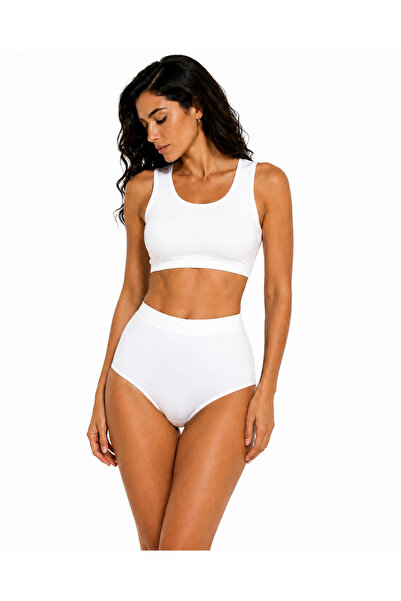 AV ANZAV 1574 Women's Seamless High-Waist Slip Panties – Flexible, Non-Markin...
