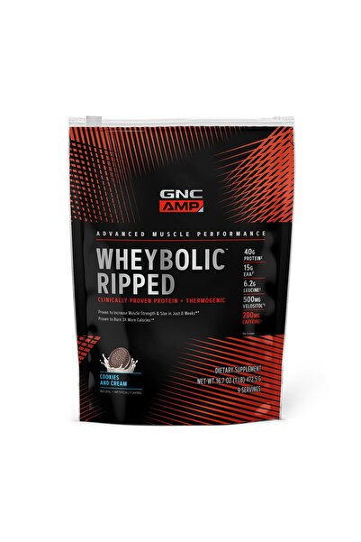 GNC Proteina din Zer cu Aroma de Biscuiti cu Crema Amp Wheybolic Ripped 472.5g