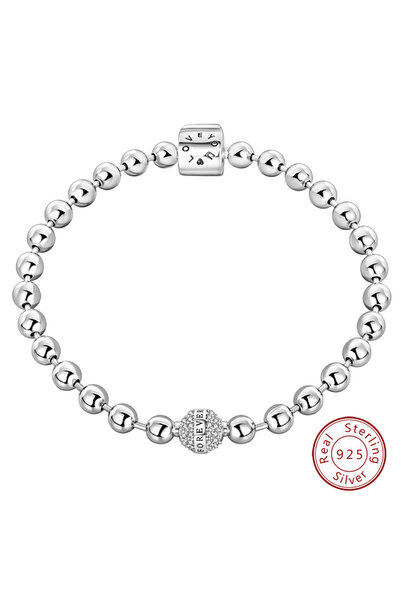 choice2 18cm PAB054 Original 17-20CM 925 Sterling Silver Classic Love Forever...