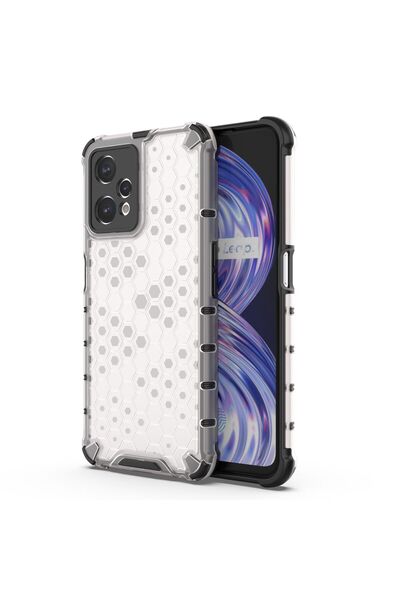 realme Husă de protecție tip fagure pentru 9 Pro, transparentă