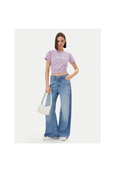Guess Jeans Γυναικείο T-shirt W5GI26J1314 Μωβ