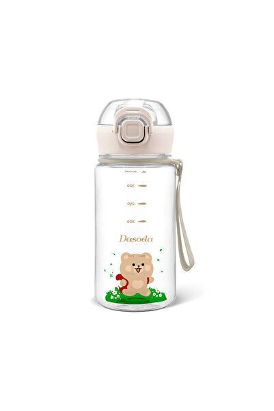 Dasoda Water Bottel with Strap Set - Cream White