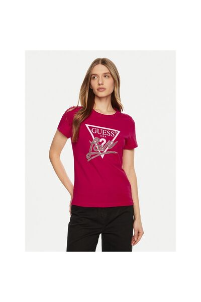 Guess Tricou de damă W5RI10I3Z14 Roșu