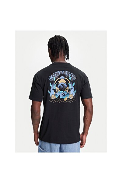 Converse Tricou bărbătesc 10027713-A01 Negru