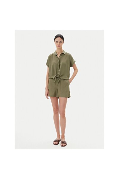 Vero Moda Șorturi de damă din material textil 10333804 Verde