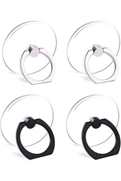 Generic Transparent 360° Clear Phone Ring Kickstand