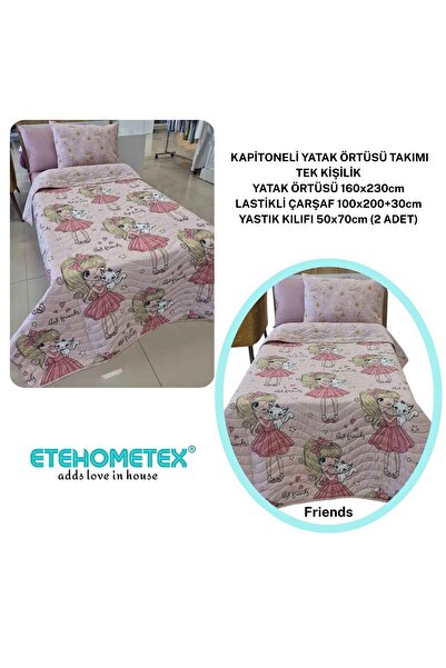 ETE HOMETEX Etehometex Cotton Quilted Bedspread Set