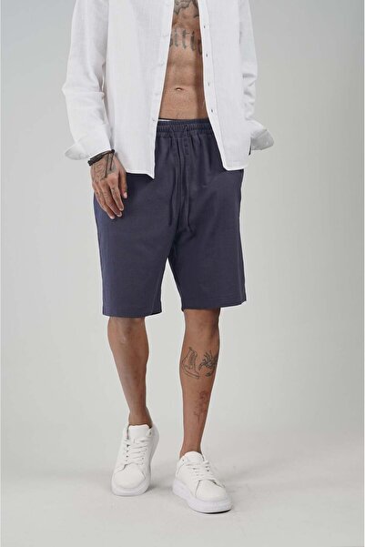 king brich Classic Cotton Linen Men's Shorts