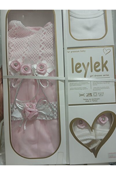 Leylek Mevlit elbise eko 1 kalite kız elbise 0_3ay month