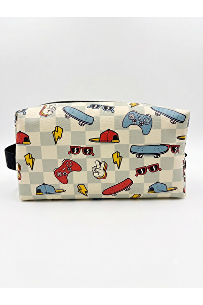 PALTO TASARIM Skateboard Design Travel Bag - Bag Organizer Cosmetic Bag