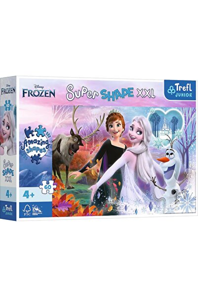 Yıldızan 50010 60 XXL ألغاز سوبر شيب ذات الأشكال المجنونة، قطع كبيرة، ألغاز م...
