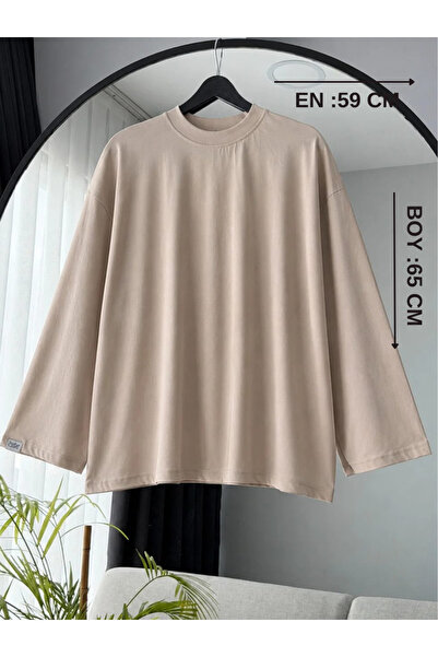 MEBA Women's Crew Neck Casual Long Sleeve T-Shirt (Suitable for Hijab)