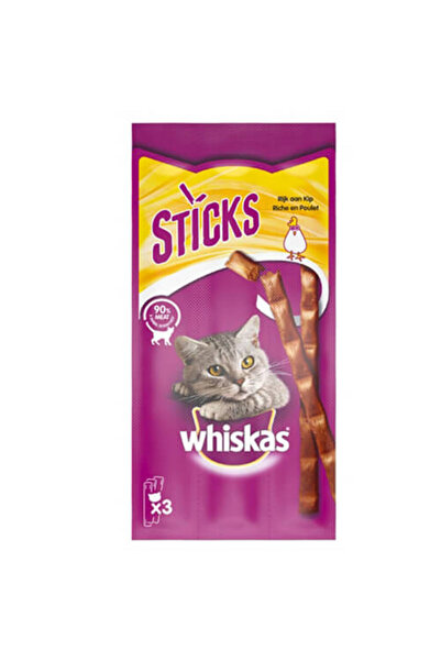 Whiskas ΓΑΤΟΤΡΟΦΗ STICKS 18gr - (ΚΟΤΟΠΟΥΛΟ)
