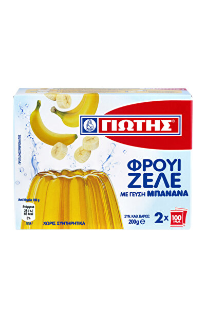giotis ΓΙΩΤΗΣ ΦΡΟΥΙ ΖΕΛΕ 200gr. - (ΜΠΑΝΑΝΑ)