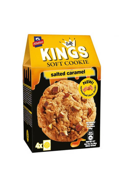 ALLATINI ΑΛΛΑΤΙΝΗ SOFT KINGS COOKIE 160gr. - (ΑΛΛΑΤΙΣΜΕΝΗ ΚΑΡΑΜΕΛΑ)