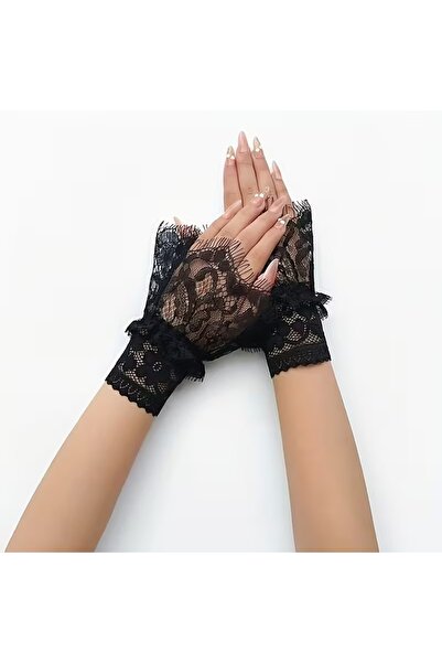 shop Gotik Siyah Dantel El Üstü Tamamlayıcı Aksesuar