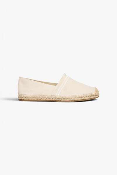 Tommy Hilfiger FRINGE CANVAS CLOSED ESPADRILLE Kadın Bej Günlük Ayakkabı - FW...