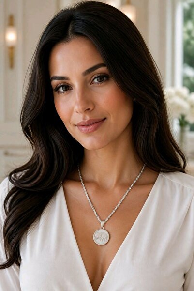 Monalisa Home Luxury Embossed Figured 45 cm Adjustable Necklace