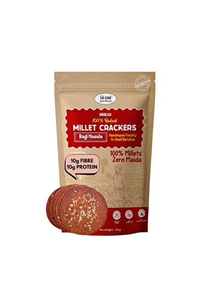 NIKHAS NIHKAN Ragi Masala Crackers | 100g