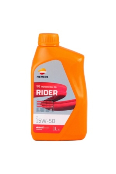 REPSOL Rider 4T 15W-50 1L λάδι μοτοσικλέτας – αξιόπιστη προστασία για 4-χρονο...