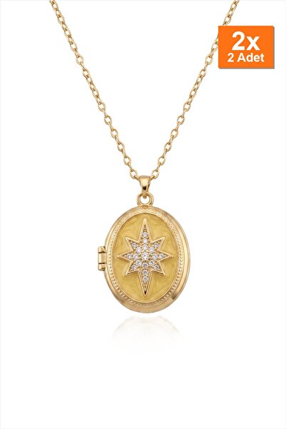 Bozhi Steel Necklace Gold 45cm Stylish Gift