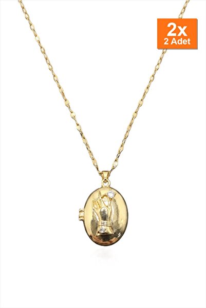 Bozhi Steel Necklace Gold 45cm Stylish Gift