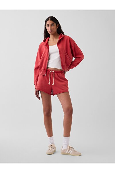 GAP Kadın Kırmızı 3.5" VintageSoft Terry Sweat Şort