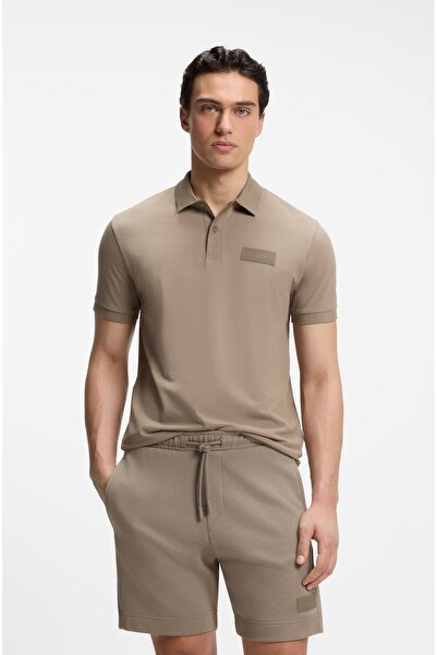 BOSS Men's Regular Cut Logo Label Breathable Cotton Pique Fabric Short Sleeve...