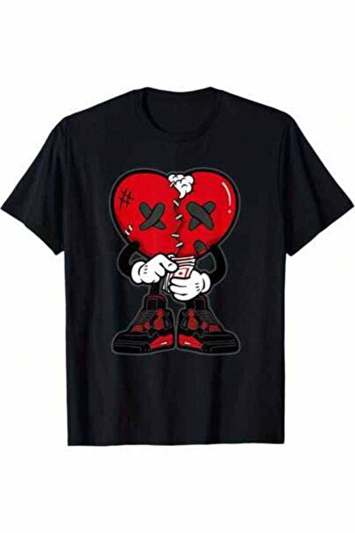 KYMC07 تي شيرت Heartbreak Cry Red Thunder، تي شيرت رجالي أنيق، 100% قطن 220 ج...