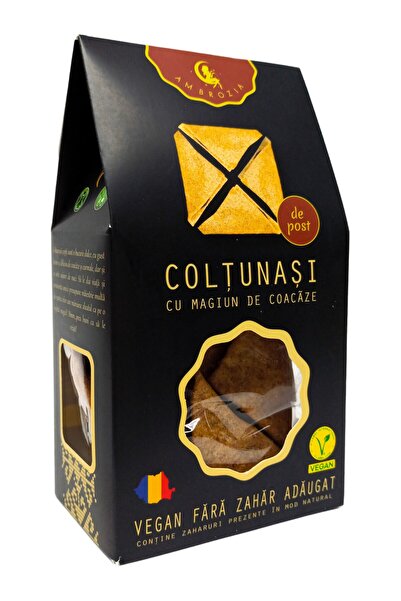 Ambrozia Handmade vegan wholemeal dumplings, with currant sauce, without suga...