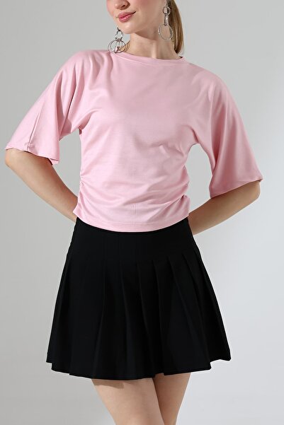 Sabr Women's Modal Half Sleeve Crew Neck Blouse