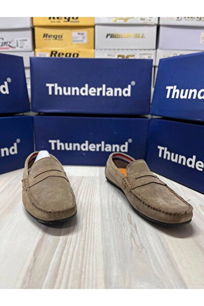 THUNDERLAND 02127-S حذاء رجالي مريح من الجلد الطبيعي