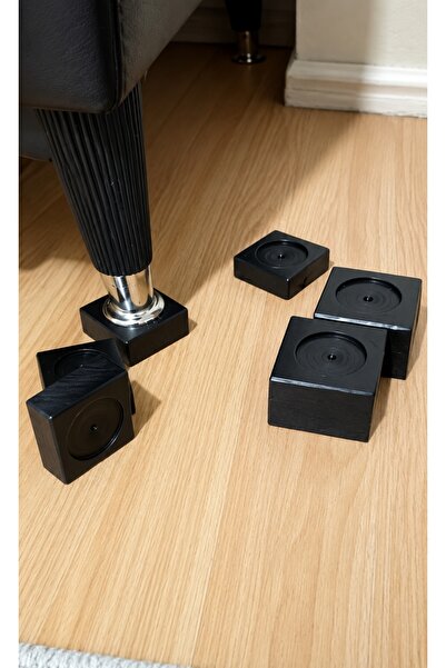 HANUR POLİETİLEN 5x5 cm Beyaz Mobilya Altı Yükseltici Takoz 2 cm – Beyaz Eşya...