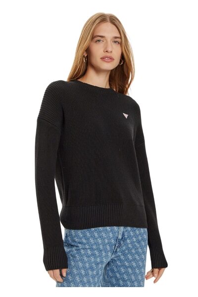Guess Jeans Πλεκτή Μπλούζα W4BR08Z3HM1-JBLK - Black - xl