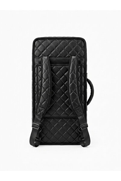 Erga Müzik Profesyonel Gigbag (korumalı) 3'lü Kemençe Kılıfı Siyah Kapitoneli Deri Su Geçirmez
