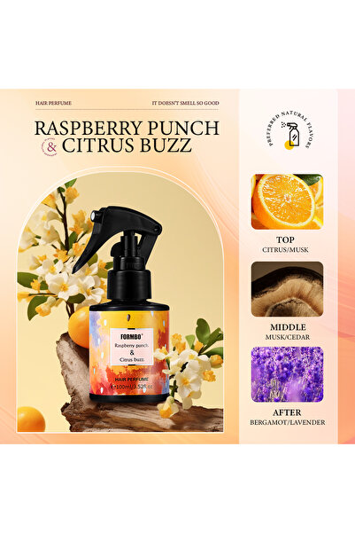 FORMBO Άρωμα Μαλλιών Raspberry Punch & Citrus Buzz, 100 ml, Σπρέι Αρωματικό γ...