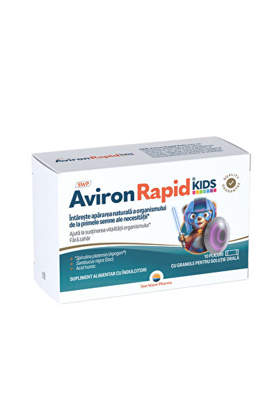 SUN WAVE PHARMA Aviron Rapid Kids 10 plicuri