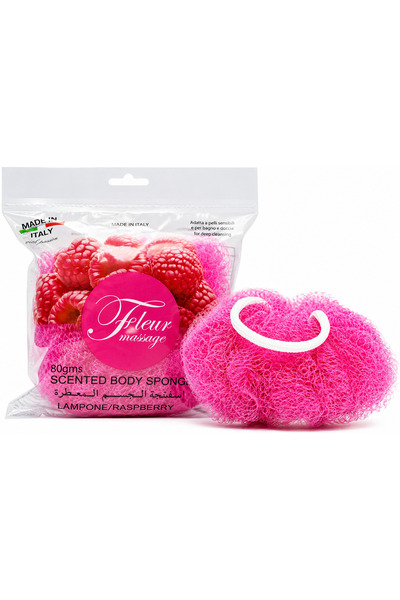Zeca PERFUMED BATH SPONGES RASPBERRY 80 GMS